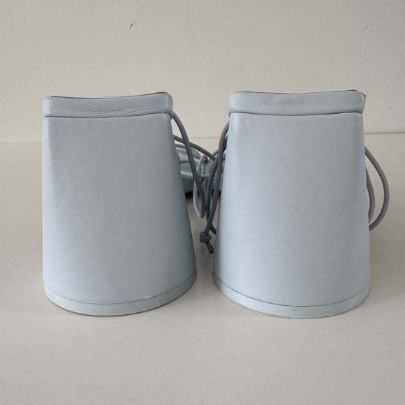 OAK + FORT • Strappy Thick Heel Sandal in Light Blue - Picture 8 of 14